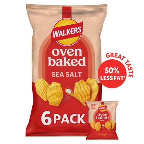 Walkers Baked Sea Salt Multipack Snacks