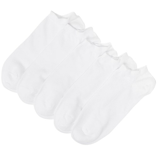 M&S Mens Cool & Fresh Trainer Liner Socks, Size 6-8.5, White