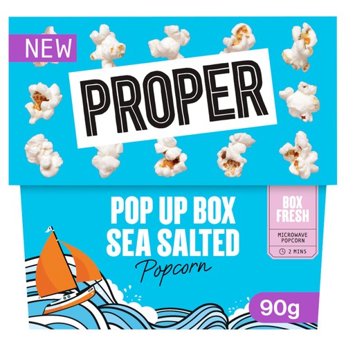 Proper Salted Microwave Pop-Up Box Popcorn