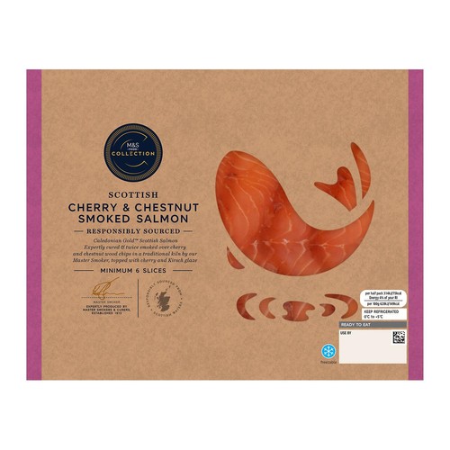 M&S Collection Scottish Cherry & Chestnut Smoked Salmon