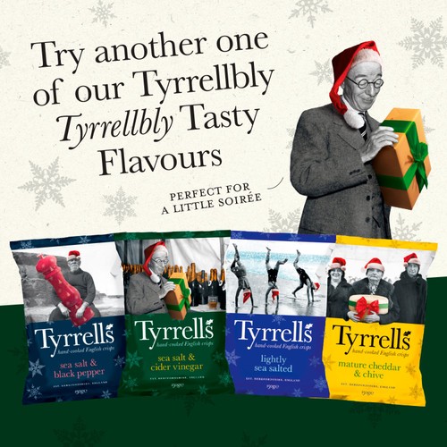 Tyrrells Sea Salt & Cider Vinegar Sharing Crisps