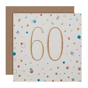 60th Birthday Card