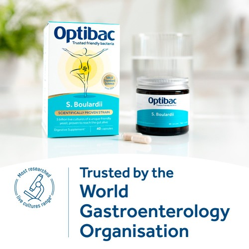 Optibac Probiotics Saccharomyces Boulardii - 16 Capsules