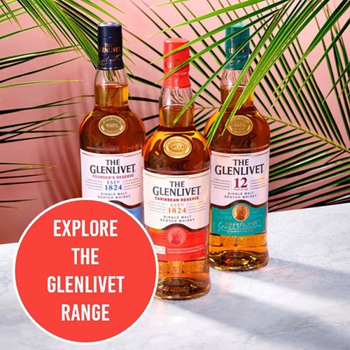 The Glenlivet Caribbean Reserve Single Malt Scotch Whisky With Giftbox