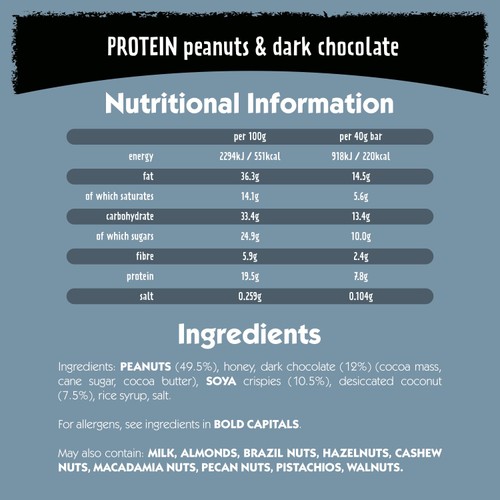 Eat Natural Protein Packed Peanuts & Chocolate Bars
