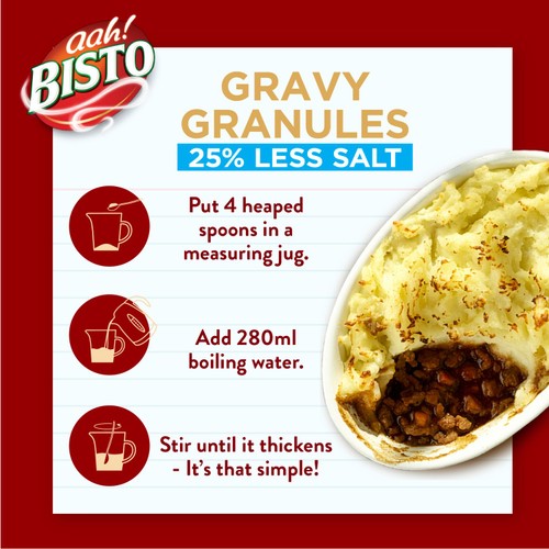 Bisto Reduced Salt Gravy Granules