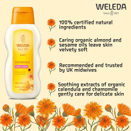 Weleda Baby Natural Calendula Body Lotion