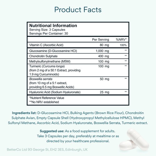 Bettervits Glucosamine Complex