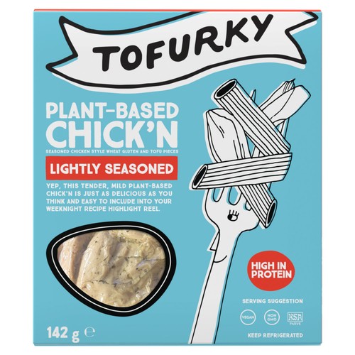 Tofurky Plant Based Chick'n Lightly Seasoned Pieces