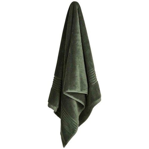 M&S Luxury Egyptian Cotton Towel, Hand Towel, Moss Green