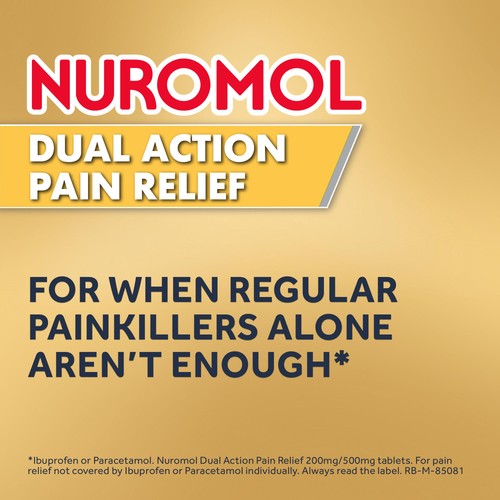 Nuromol Dual Action Pain Relief Ibuprofen & Paracetamol