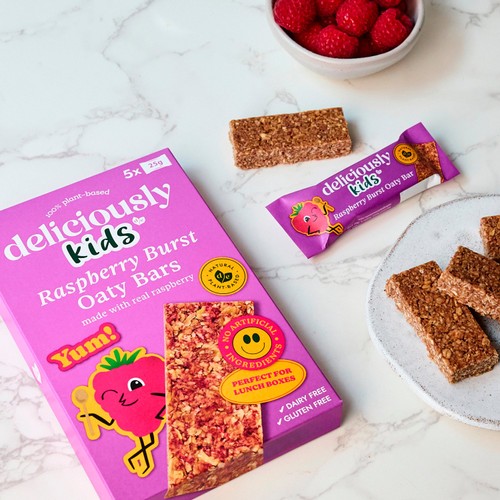 Deliciously Kids Raspberry Burst Oaty Bars