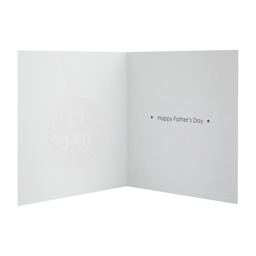 M&S Medal Number One Dad Father's Day Card