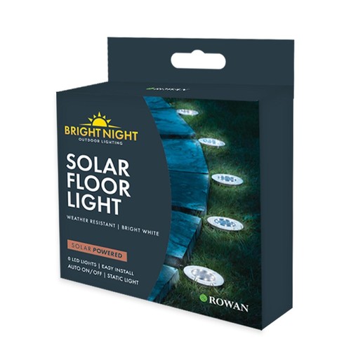 Bright Night Solar LED Floor Light