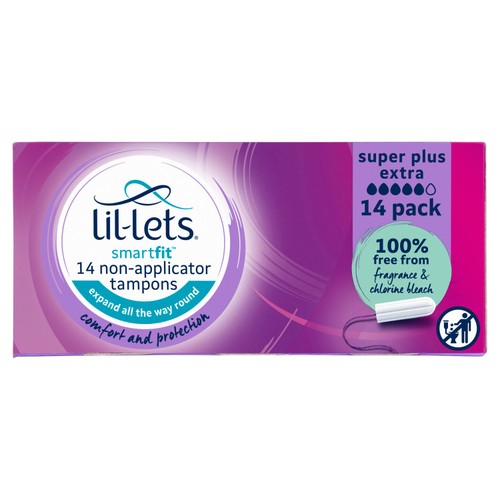 Lil-Lets Super Plus Extra Non-Applicator Tampons