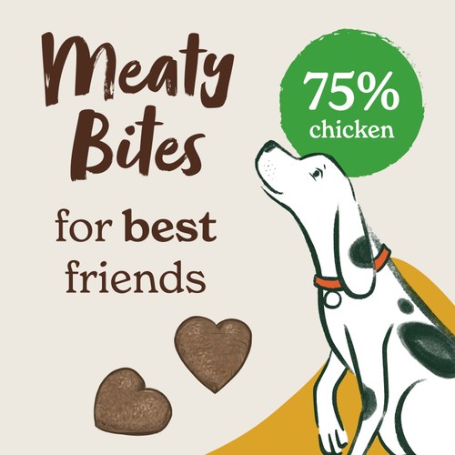 Forthglade Meaty Bites Natural Grain-Free Treats Chicken and Apple