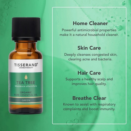 Tisserand Tea Tree Organic Pure Essential Oil