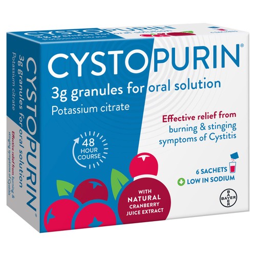 Cystopurin Granules for Oral Solution with Natural Cranberry Juice Extract