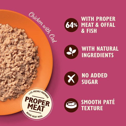 Lily's Kitchen Cat Smooth Chicken & Cod Pate