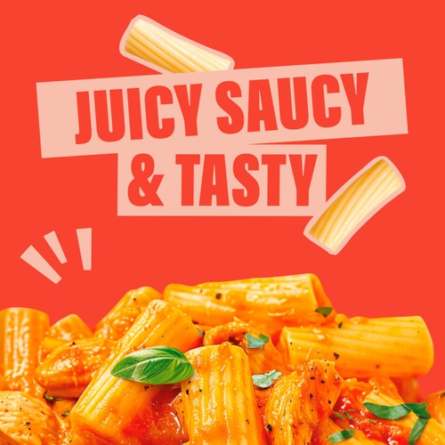 Dolmio Feasts Creamy Tomato & Chicken Rigatoni Microwave Pasta Meal