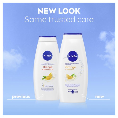 NIVEA Orange & Avocado Oil Shower Cream 