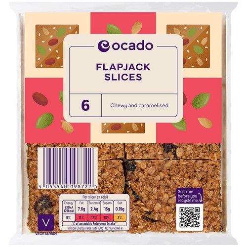 Ocado Flapjack Slices
