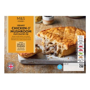 M&S Chicken & Mushroom Puff Pastry Pie
