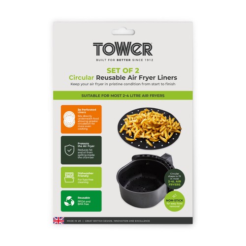 Tower 2L-4L Air Fryer Liners