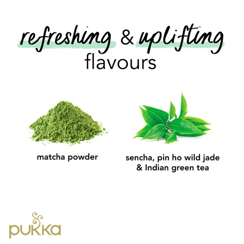 Pukka Organic Supreme Matcha Green Herbal Tea x20 Compostable Green TeaBags