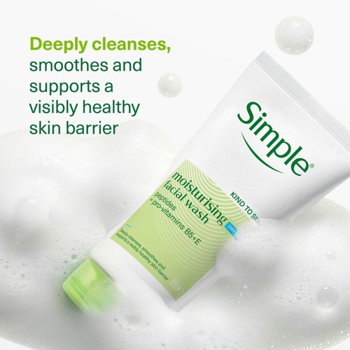 Simple Moisturising Facial Wash Travel Size