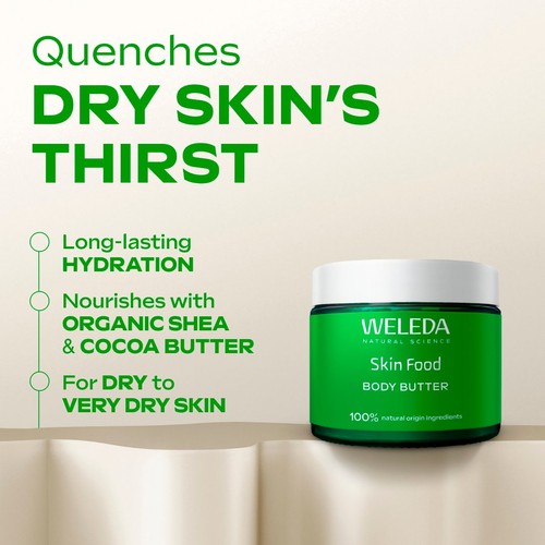 Weleda Skin Food Body Butter Dry Skin Rich Cream Shea Butter Natural Vegan