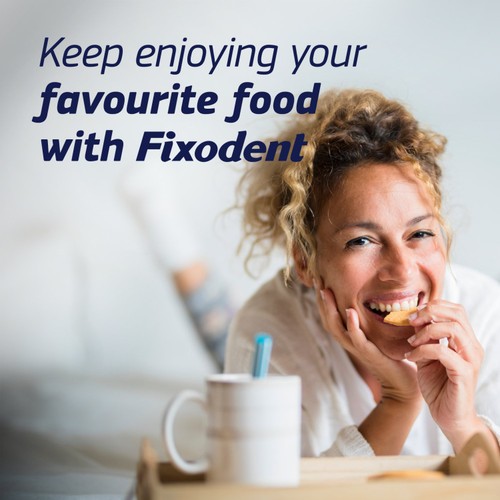 Fixodent Plus Unbeatable Bite Denture Adhesive Flavour Free