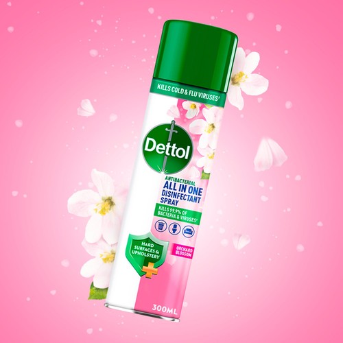 Dettol All-in-One Antibacterial  Spray Orchard Blossom