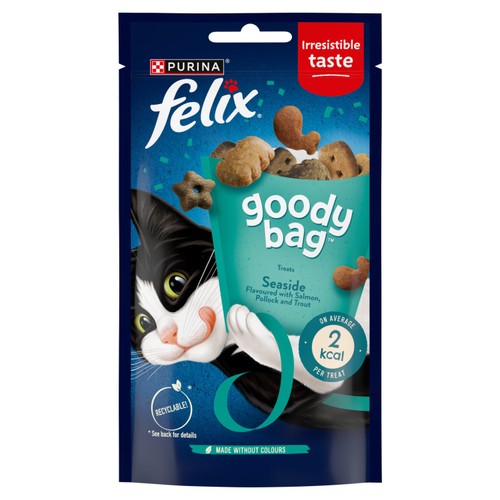 Felix Goody Bag Seaside Salmon Pollock & Trout Cat Treats