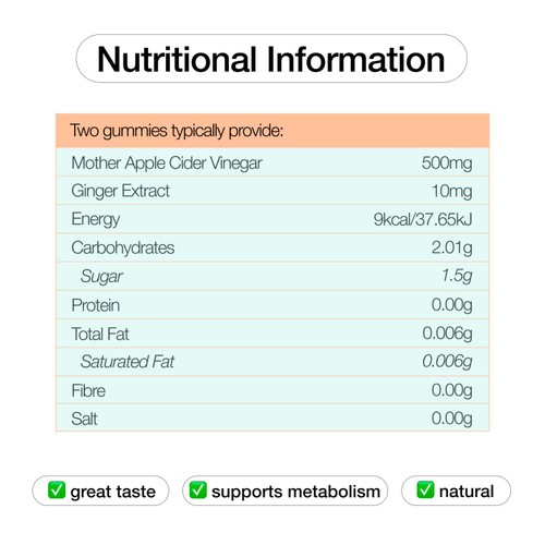 Unfabled Apple Cider Vinegar Gummies