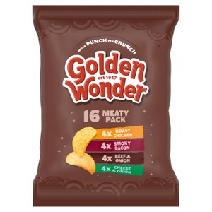 Golden Wonder Meaty Crisps Multipack