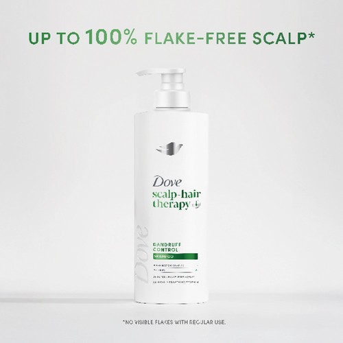 Dove Dandruff Control Shampoo for Healthy, Resilient Hair