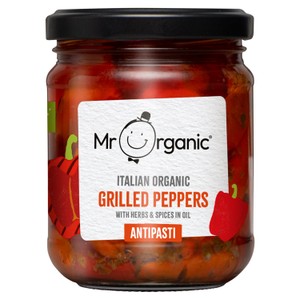 Mr Organic Grilled Peppers Antipasti