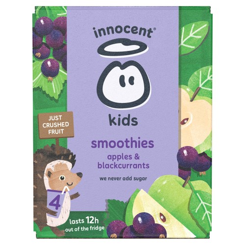 Innocent Kids Apples & Blackcurrants Smoothies