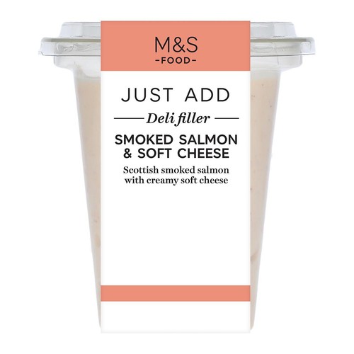 M&S Smoked Salmon & Soft Cheese Deli Filler