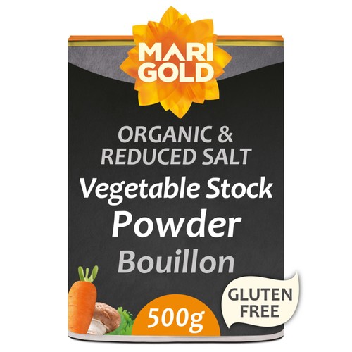 Marigold Health Foods Organic Less Salt Bouillon Gluten Free