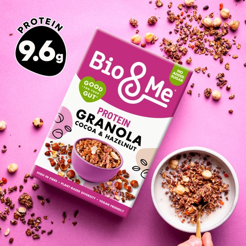 Bio&Me Cocoa & Hazelnut Gut-Loving Prebiotic Granola