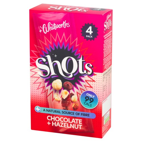 Whitworths Shots Snack Pack Chocolate & Hazelnut