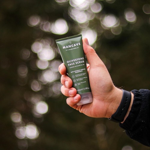 ManCave Olive Stone Face Scrub
