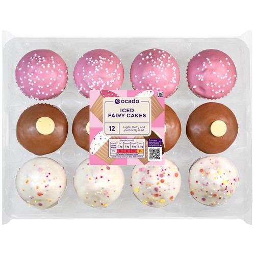 Ocado Iced Fairy Cakes