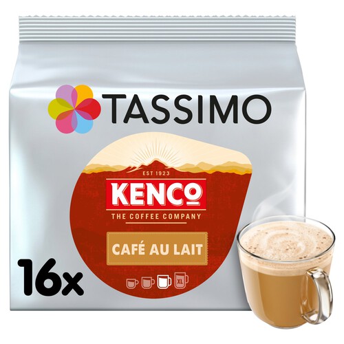 Tassimo Kenco Cafe au Lait Pods Ocado