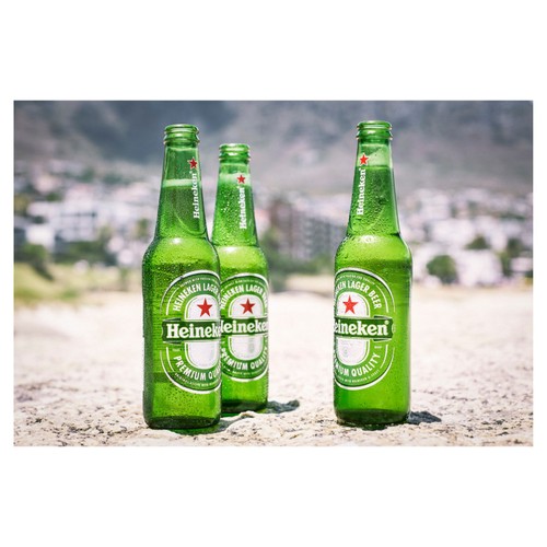 Heineken Lager Beer Bottles