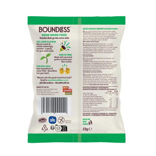 Boundless, Sour Cream & Onion Chips Multi-Pack