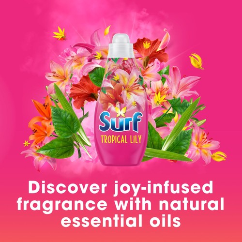Surf Tropical Lily Liquid Laundry Washing Detergent 24 Washes