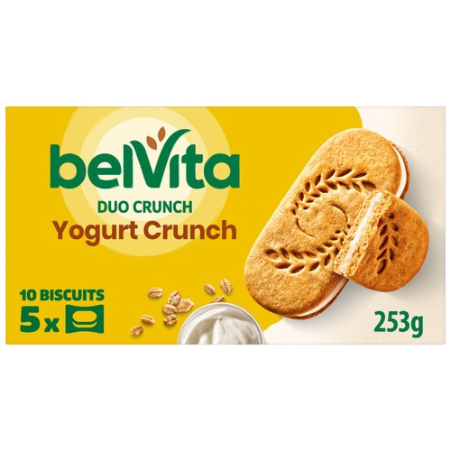Belvita Breakfast Yogurt Duo Crunch Biscuits